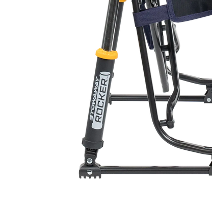 Premium All-Weather Stowaway Rocker - Choice 794 - Heavy-Duty Kickback Rocker with Beverage Holder Detail