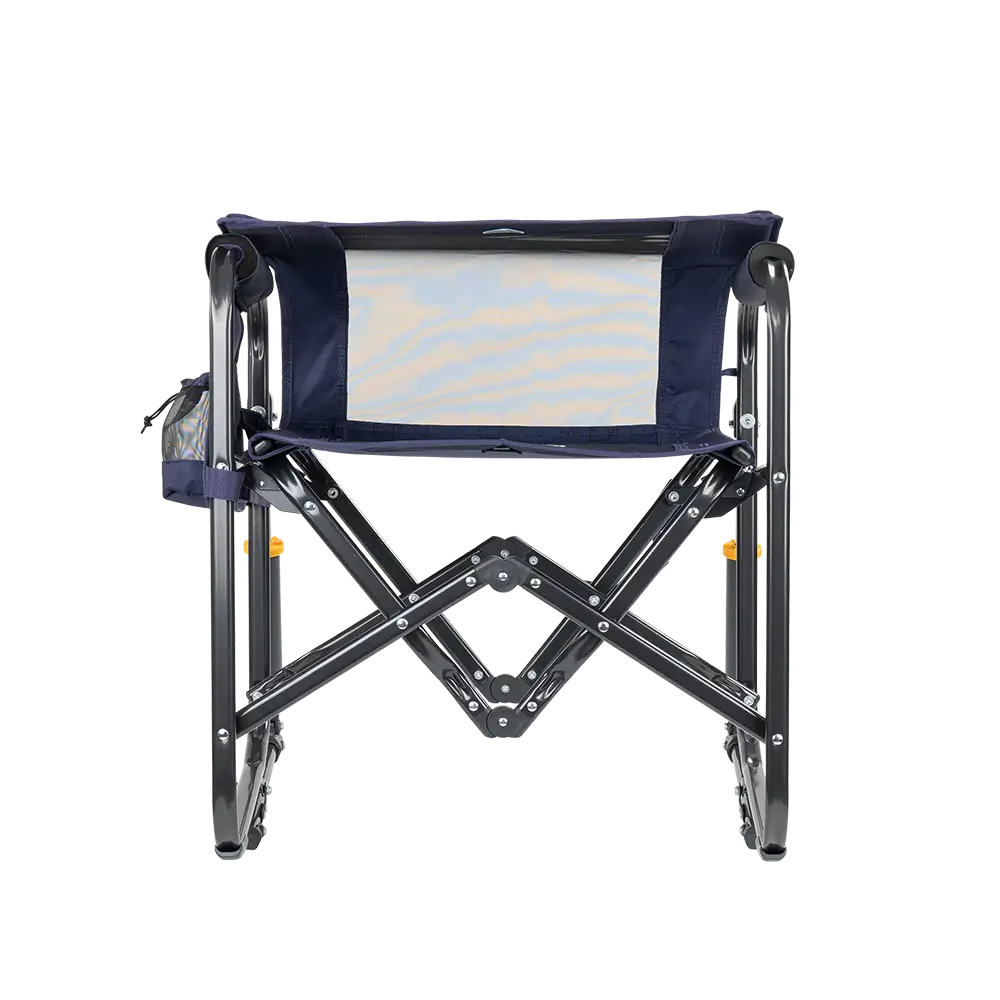Premium All-Weather Stowaway Rocker - Choice 794 - Heavy-Duty Kickback Rocker with Beverage Holder Detail