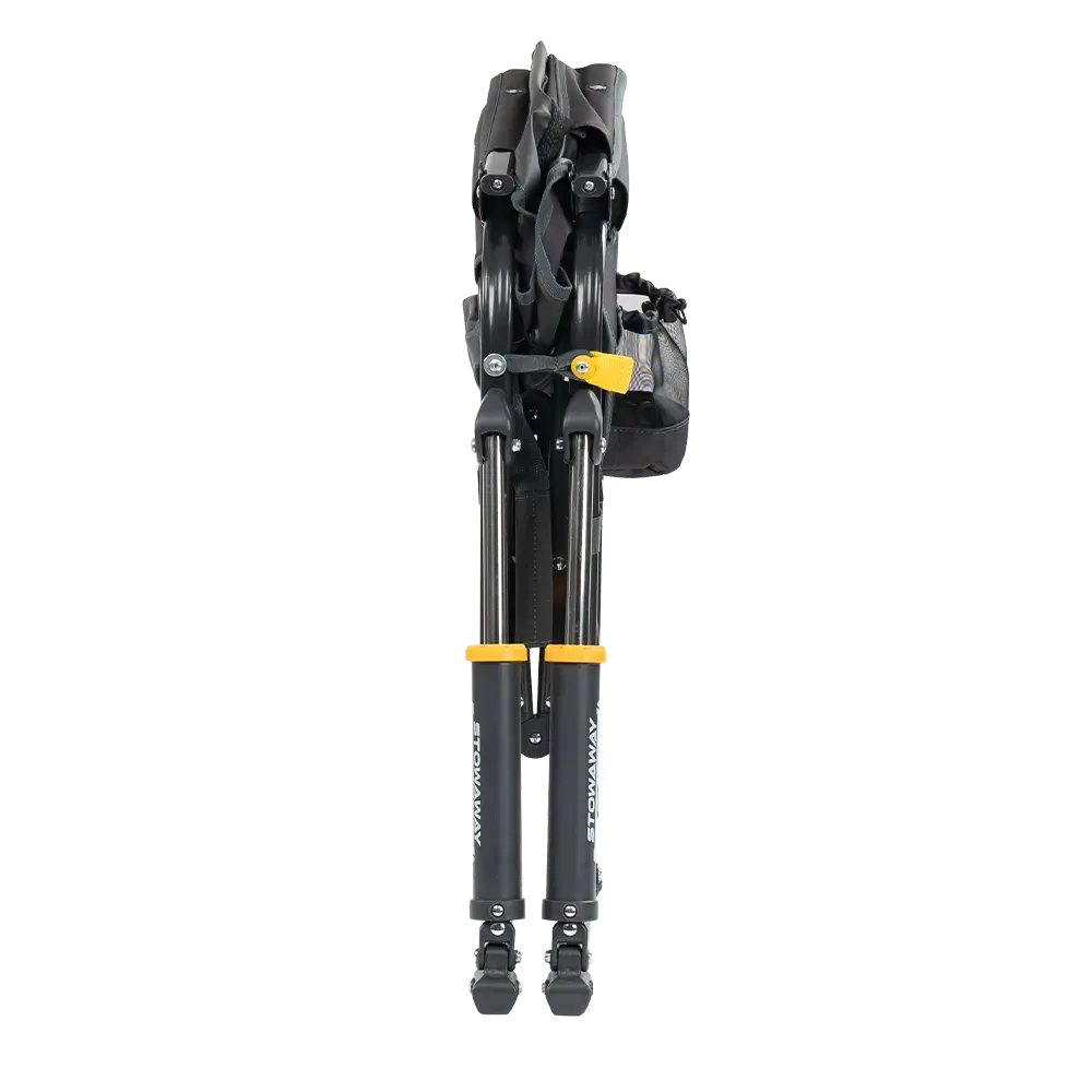 Premium All-Weather Stowaway Rocker - Choice 794 - Heavy-Duty Kickback Rocker with Beverage Holder Detail