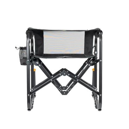 Premium All-Weather Stowaway Rocker - Choice 794 - Heavy-Duty Kickback Rocker with Beverage Holder Detail