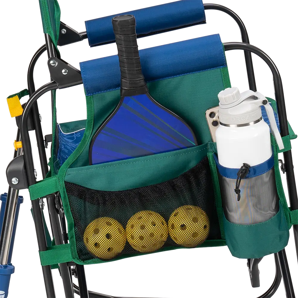 Premium All-Weather Stowaway Rocker - Choice 794 - Heavy-Duty Kickback Rocker with Beverage Holder Detail
