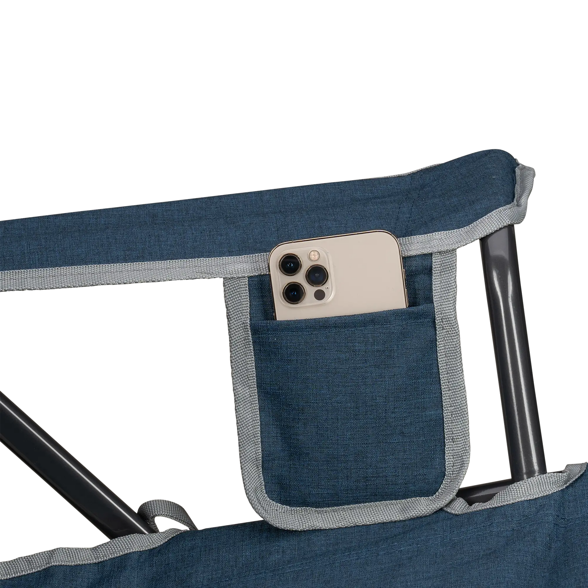 Patented Spring-Action Kickback Rocker - Choice 345 - Heavy-Duty Kickback Rocker with Beverage Holder Detail