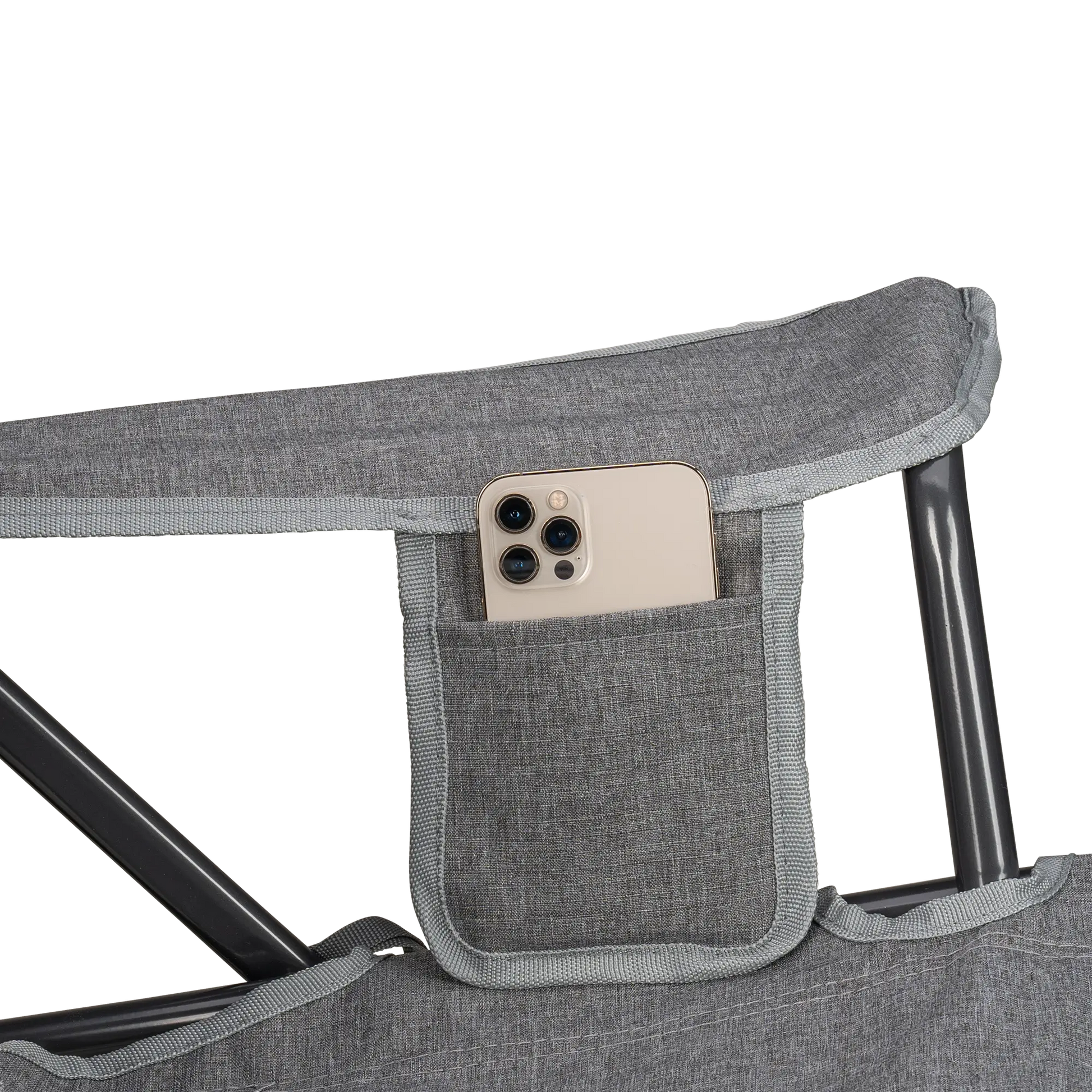 Patented Spring-Action Kickback Rocker - Choice 345 - Heavy-Duty Kickback Rocker with Beverage Holder Detail