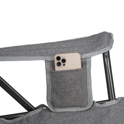 Patented Spring-Action Kickback Rocker - Choice 345 - Heavy-Duty Kickback Rocker with Beverage Holder Detail
