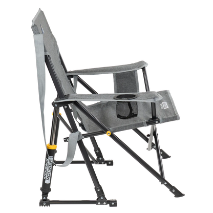 Patented Spring-Action Kickback Rocker - Choice 345 - Heavy-Duty Kickback Rocker with Beverage Holder Detail