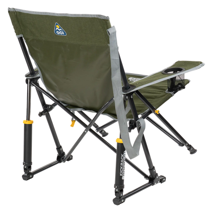 Patented Spring-Action Kickback Rocker - Choice 345 - Heavy-Duty Kickback Rocker with Beverage Holder Detail