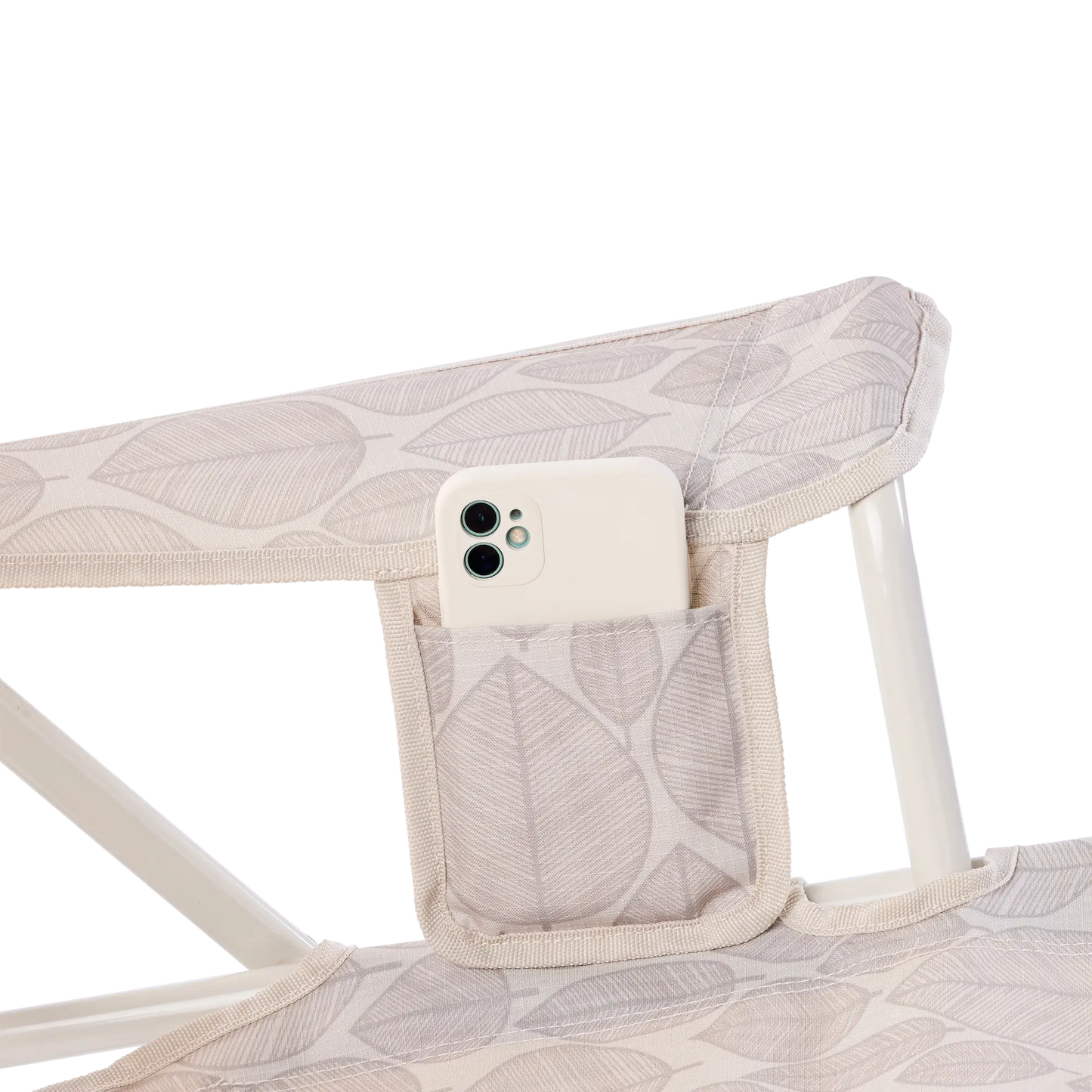 Patented Spring-Action Kickback Rocker - Choice 345 - Heavy-Duty Kickback Rocker with Beverage Holder Detail