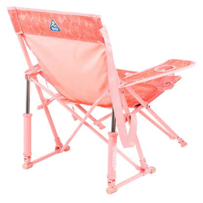 Patented Spring-Action Kickback Rocker - Choice 345 - Heavy-Duty Kickback Rocker with Beverage Holder Detail