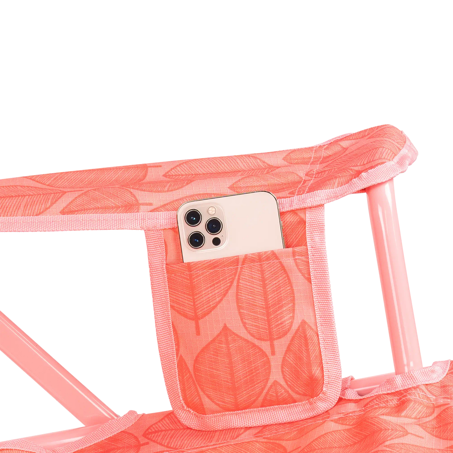Patented Spring-Action Kickback Rocker - Choice 345 - Heavy-Duty Kickback Rocker with Beverage Holder Detail