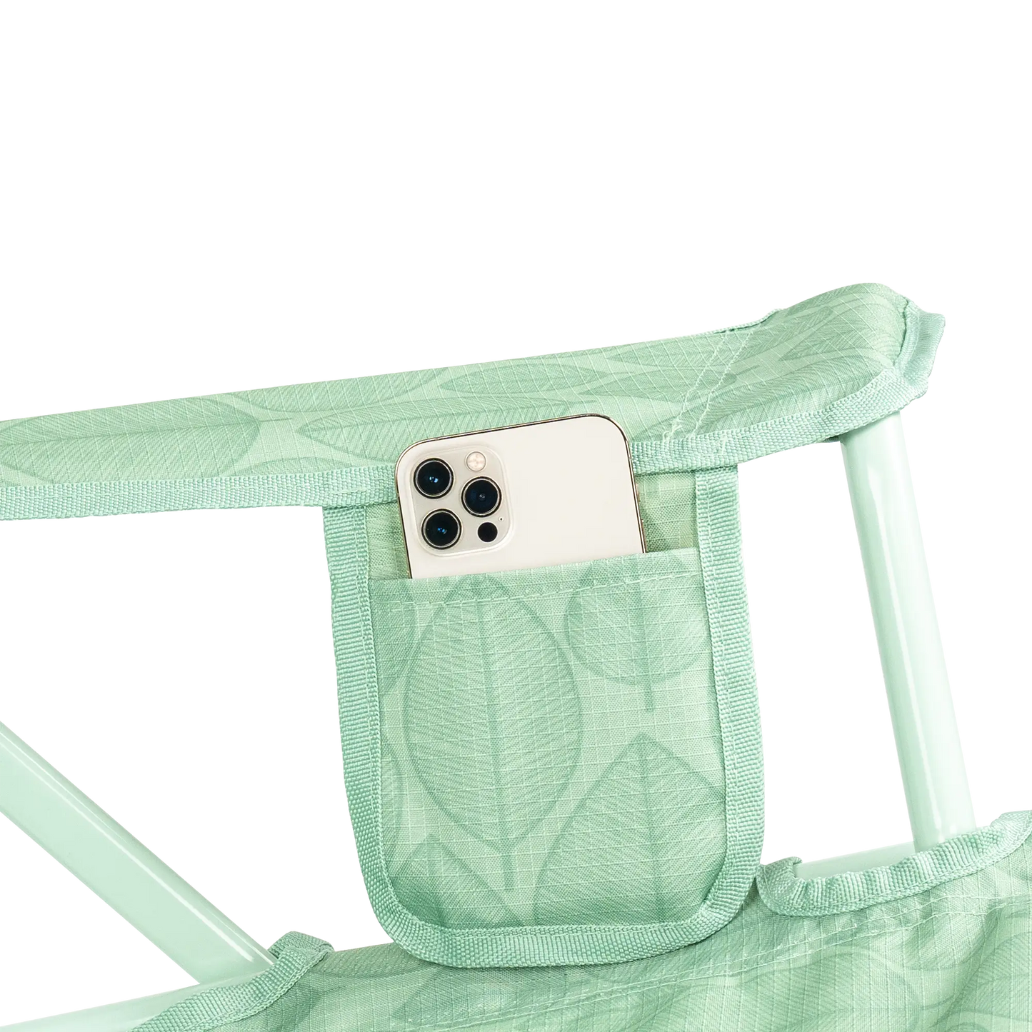 Patented Spring-Action Kickback Rocker - Choice 345 - Heavy-Duty Kickback Rocker with Beverage Holder Detail