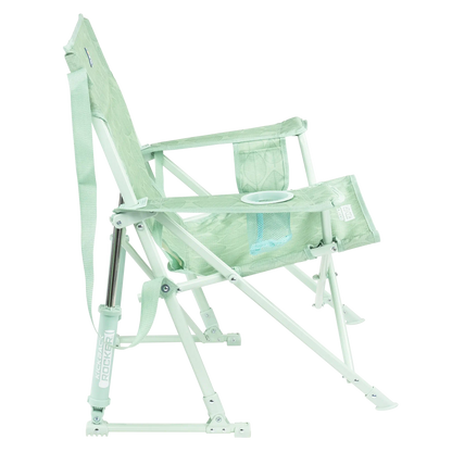 Patented Spring-Action Kickback Rocker - Choice 345 - Heavy-Duty Kickback Rocker with Beverage Holder Detail