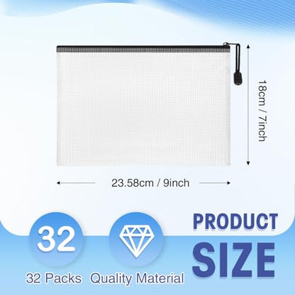 top-tier Jetec 32 Pcs Mesh Zipper Bags Toy Storage for Daily Use