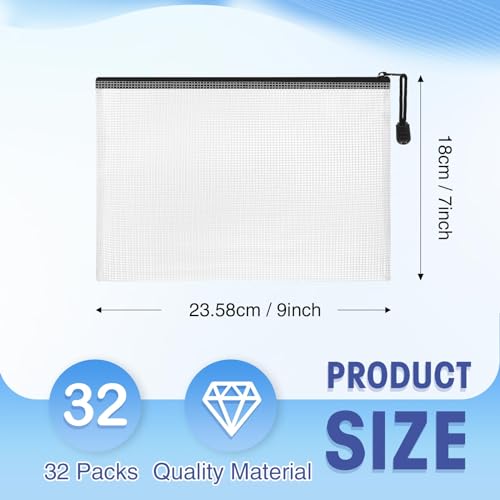 top-tier Jetec 32 Pcs Mesh Zipper Bags Toy Storage for Daily Use