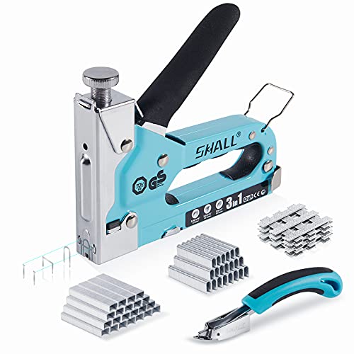 SHALL Staple Gun Heavy Duty, 3-in-1 Upholstery Staple Gun
