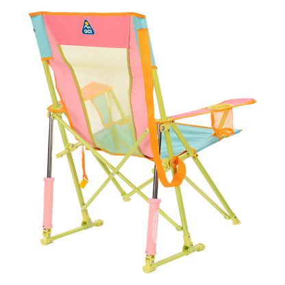 Premium All-Weather Comfort Pro Rocker - Choice 375 - Heavy-Duty Kickback Rocker with Beverage Holder Detail