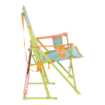 Premium All-Weather Comfort Pro Rocker - Choice 375 - Heavy-Duty Kickback Rocker with Beverage Holder Detail