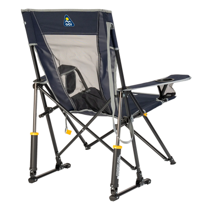 Premium All-Weather Comfort Pro Rocker - Choice 375 - Heavy-Duty Kickback Rocker with Beverage Holder Detail