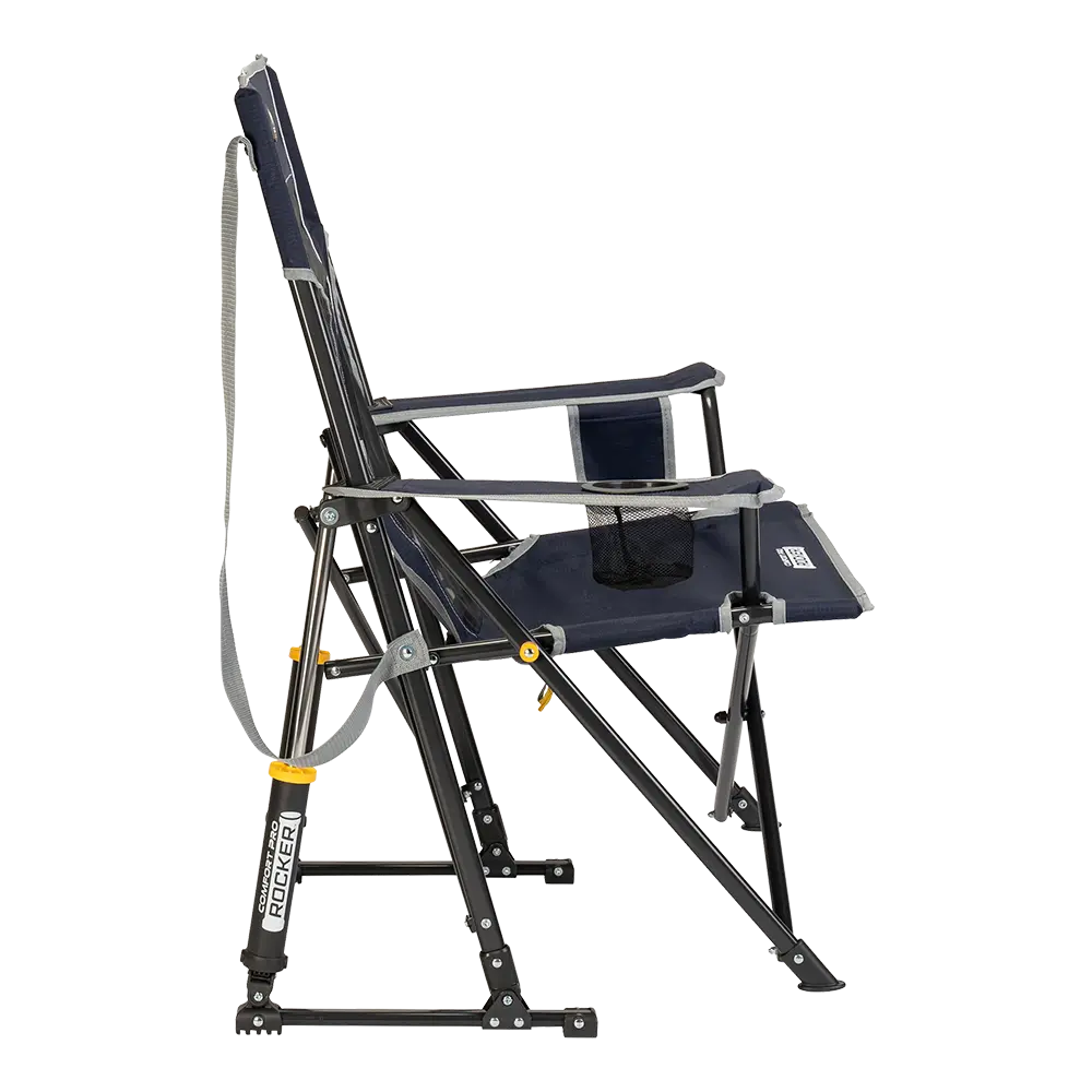 Premium All-Weather Comfort Pro Rocker - Choice 375 - Heavy-Duty Kickback Rocker with Beverage Holder Detail