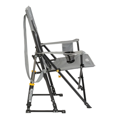 Premium All-Weather Comfort Pro Rocker - Choice 375 - Heavy-Duty Kickback Rocker with Beverage Holder Detail