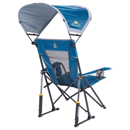 Smooth Motion SunShade Rocker - Choice 550 - Patented Spring-Action Rocking Chair for Camping Detail