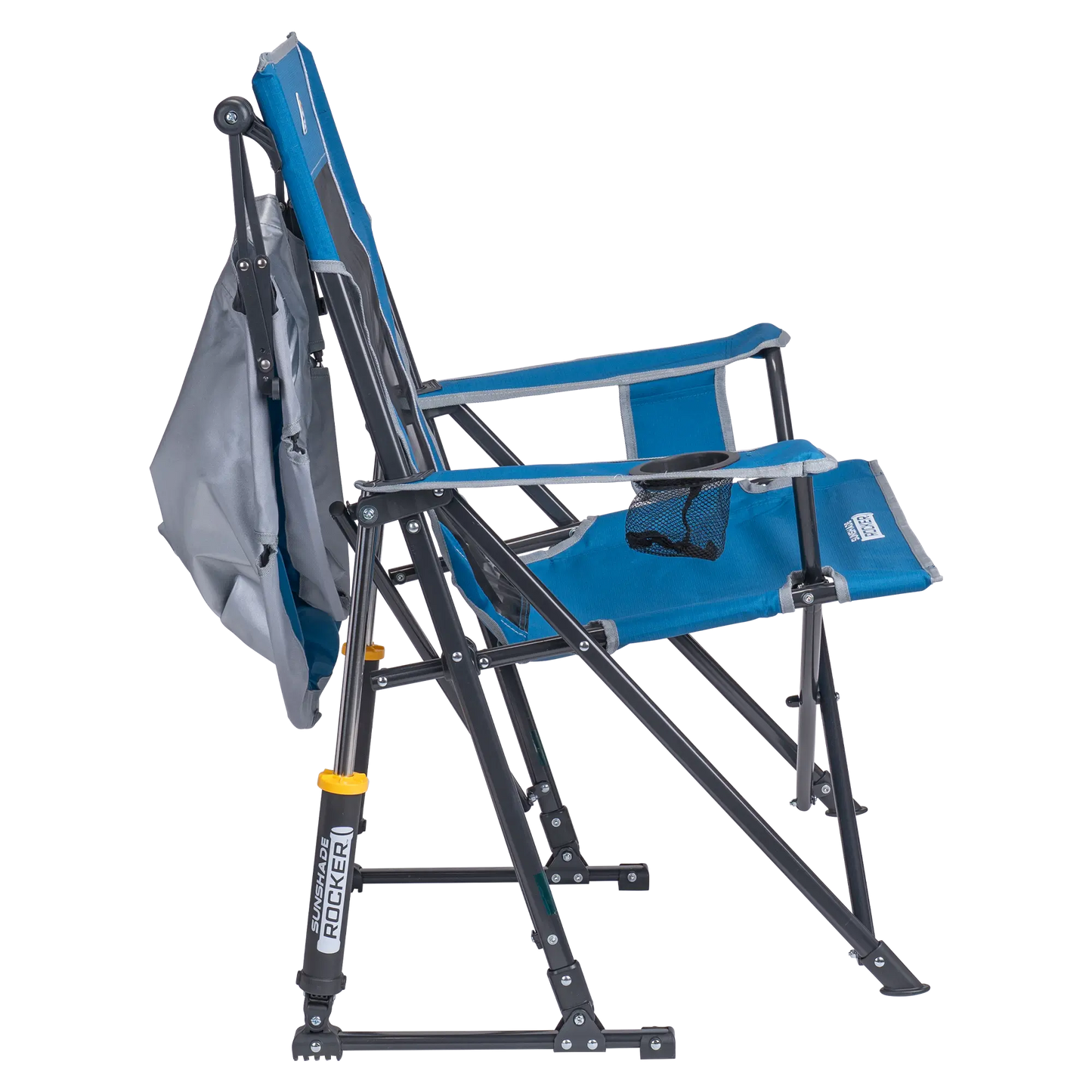 Smooth Motion SunShade Rocker - Choice 550 - Patented Spring-Action Rocking Chair for Camping Detail