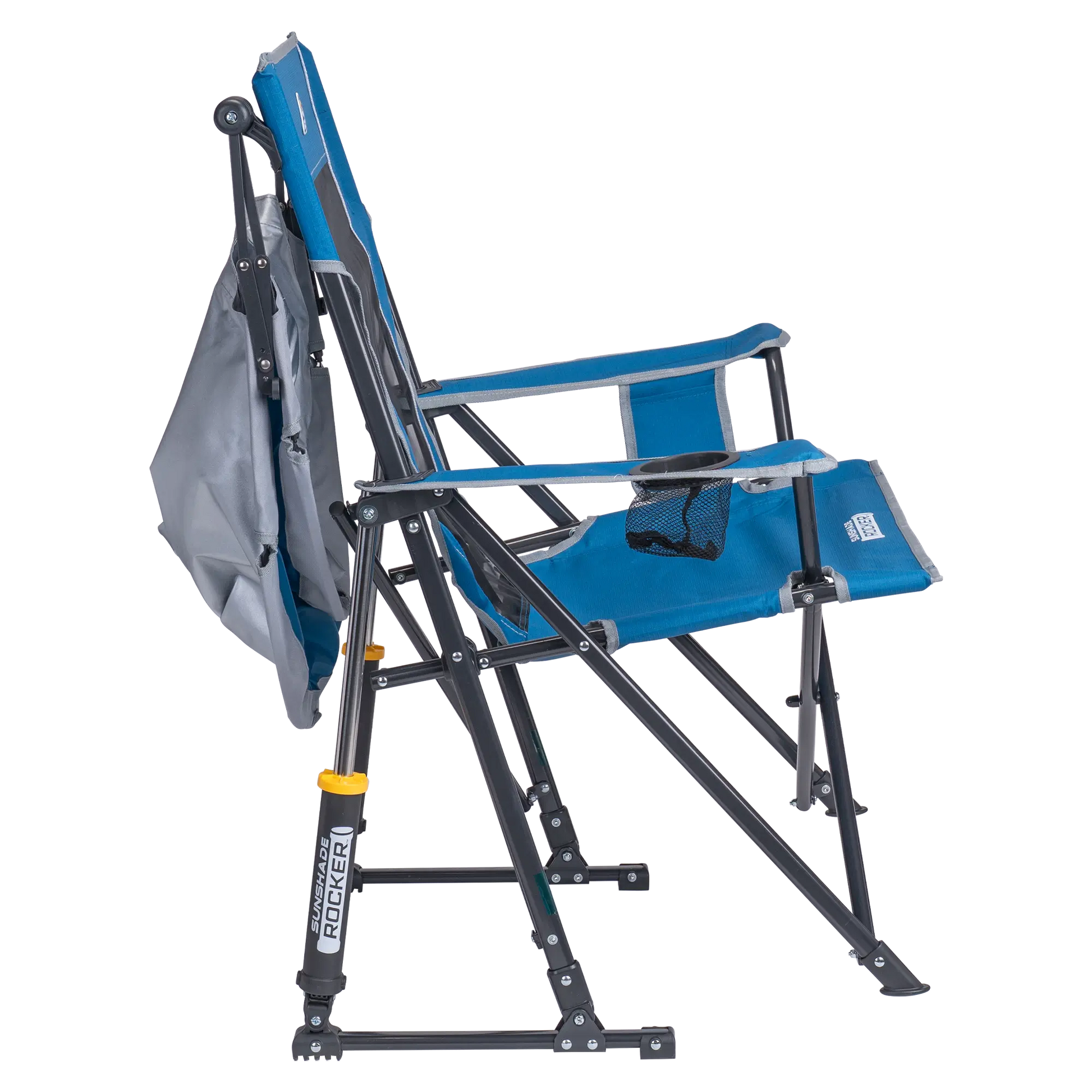 Smooth Motion SunShade Rocker - Choice 550 - Patented Spring-Action Rocking Chair for Camping Detail