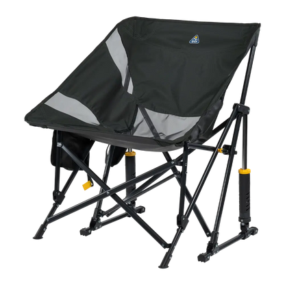 Patented Spring-Action Pod Rocker Elite - Choice 832 - Heavy-Duty Kickback Rocker with Beverage Holder Detail