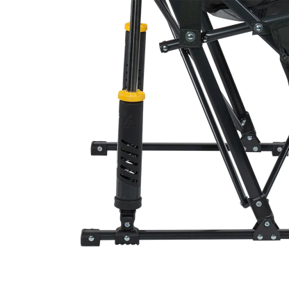 Patented Spring-Action Pod Rocker Elite - Choice 832 - Heavy-Duty Kickback Rocker with Beverage Holder Detail