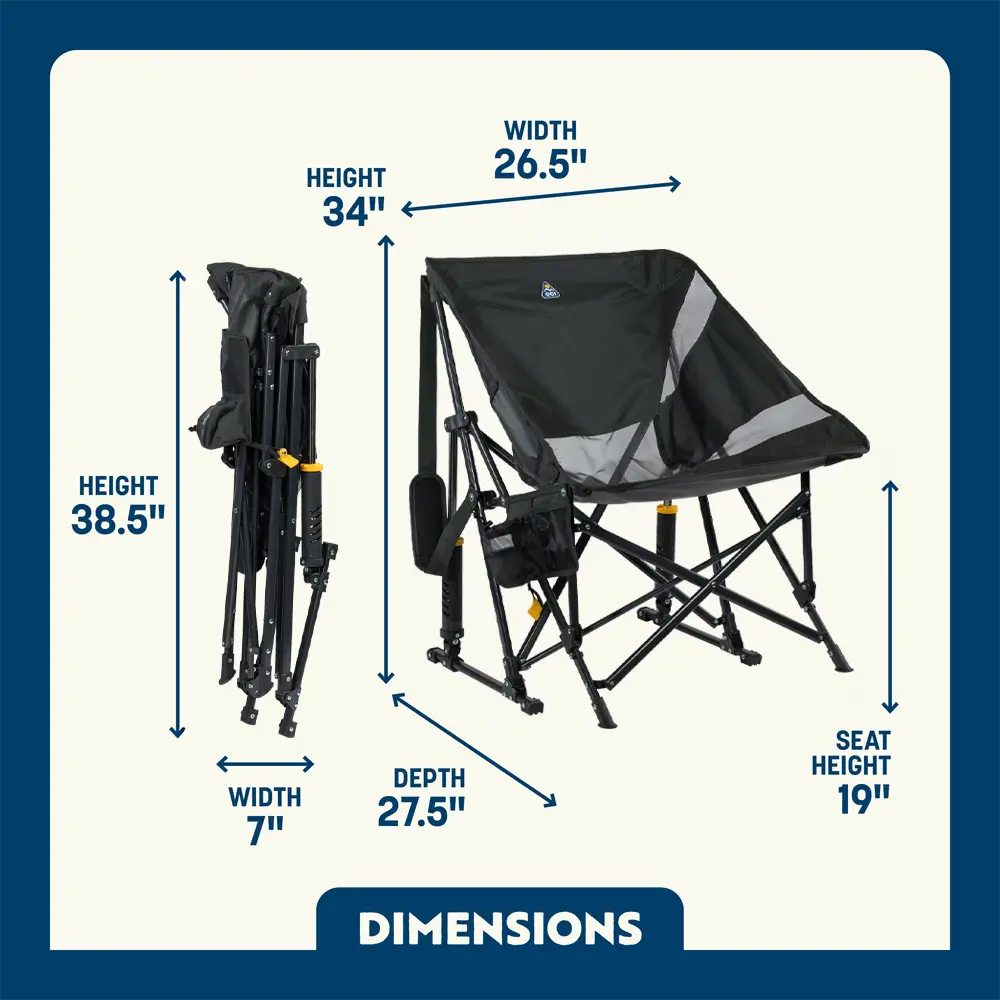 Patented Spring-Action Pod Rocker Elite - Choice 832 - Heavy-Duty Kickback Rocker with Beverage Holder Detail