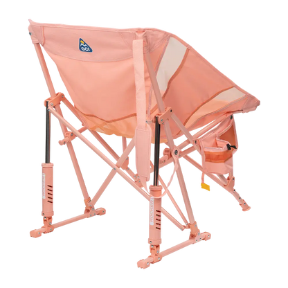 Patented Spring-Action Pod Rocker Elite - Choice 832 - Heavy-Duty Kickback Rocker with Beverage Holder Detail