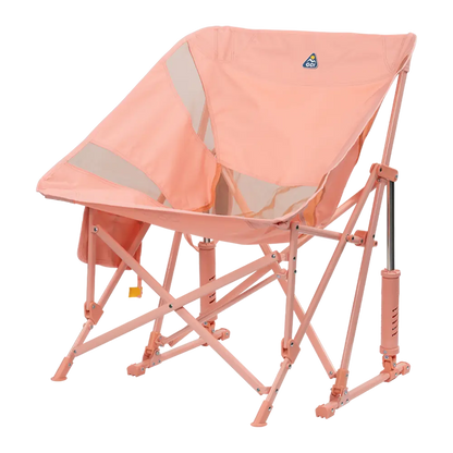 Patented Spring-Action Pod Rocker Elite - Choice 832 - Heavy-Duty Kickback Rocker with Beverage Holder Detail