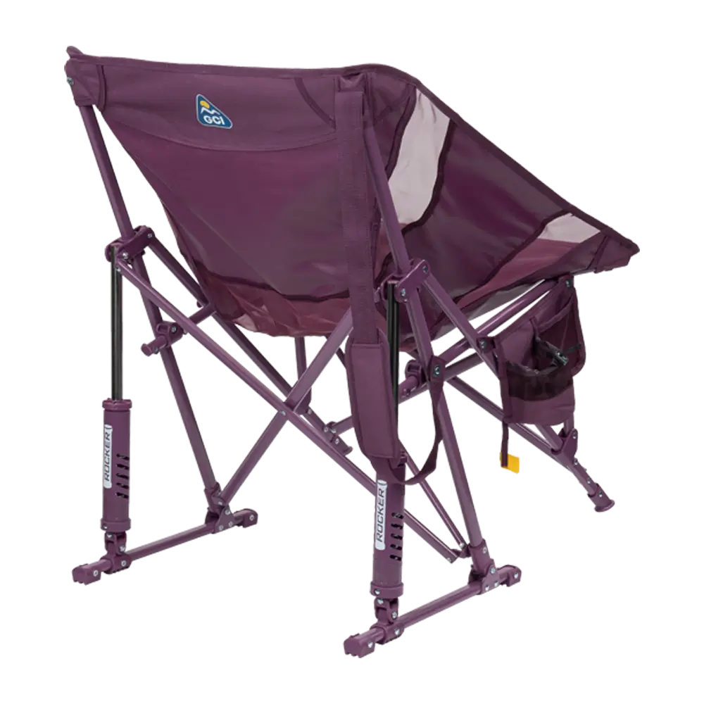 Patented Spring-Action Pod Rocker Elite - Choice 832 - Heavy-Duty Kickback Rocker with Beverage Holder Detail