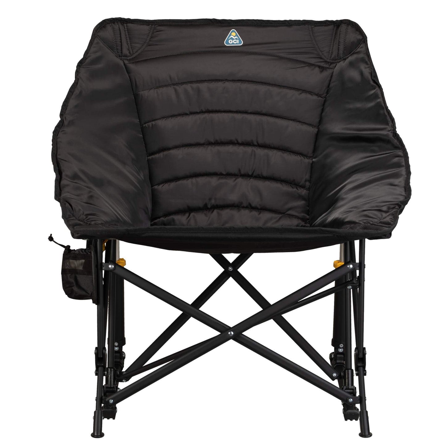 Smooth Motion Puff Rocker - Choice 731 - Heavy-Duty Kickback Rocker with Beverage Holder Detail