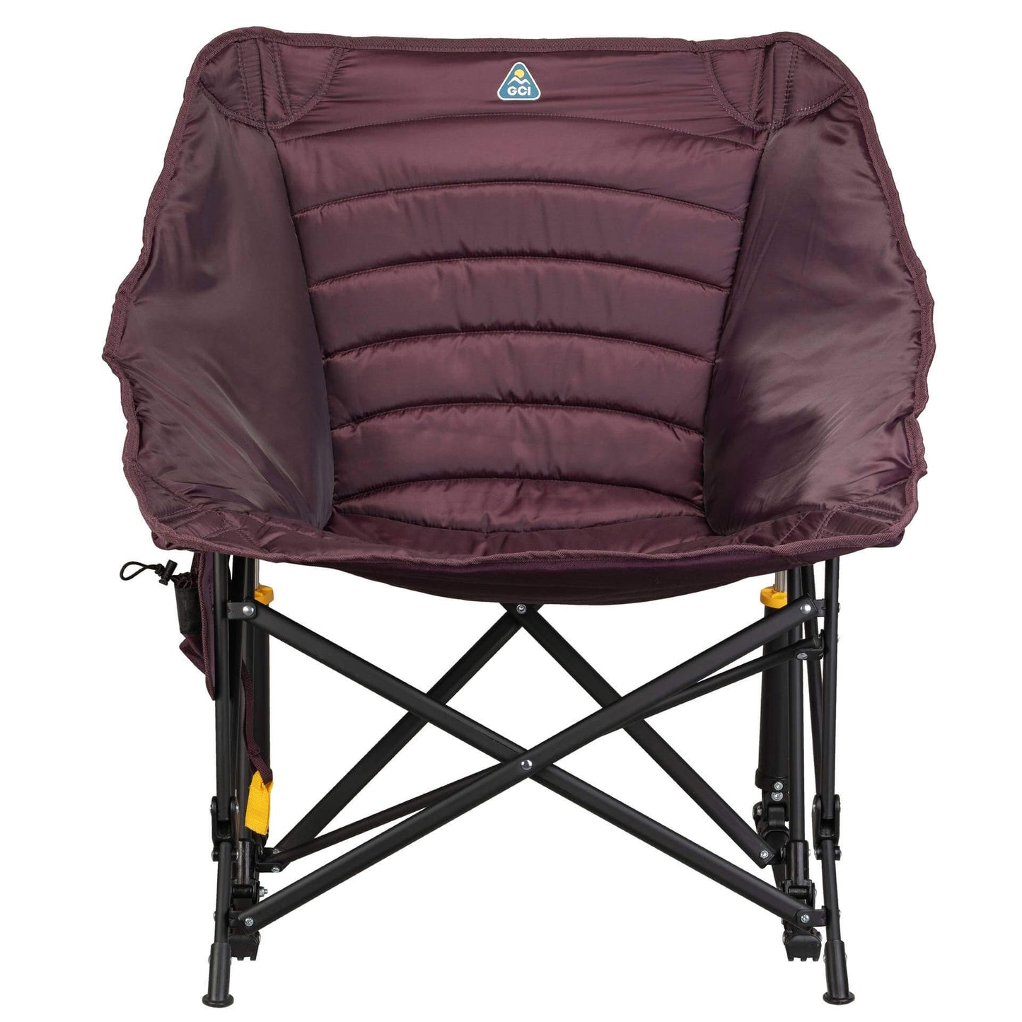 Smooth Motion Puff Rocker - Choice 731 - Heavy-Duty Kickback Rocker with Beverage Holder Detail
