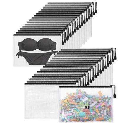 top-tier Jetec 32 Pcs Mesh Zipper Bags Toy Storage for Daily Use