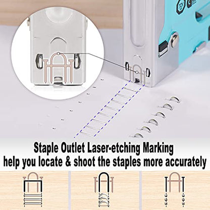 SHALL Staple Gun Heavy Duty, 3-in-1 Upholstery Staple Gun