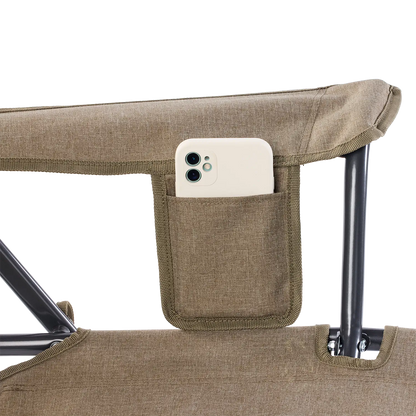 Smooth Motion Comfort Pro Rocker XL - Choice 107 - Heavy-Duty Kickback Rocker with Beverage Holder Detail