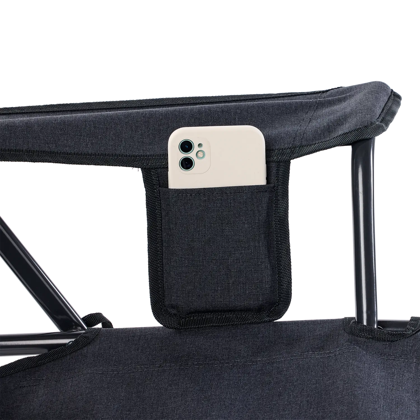 Smooth Motion Comfort Pro Rocker XL - Choice 107 - Heavy-Duty Kickback Rocker with Beverage Holder Detail