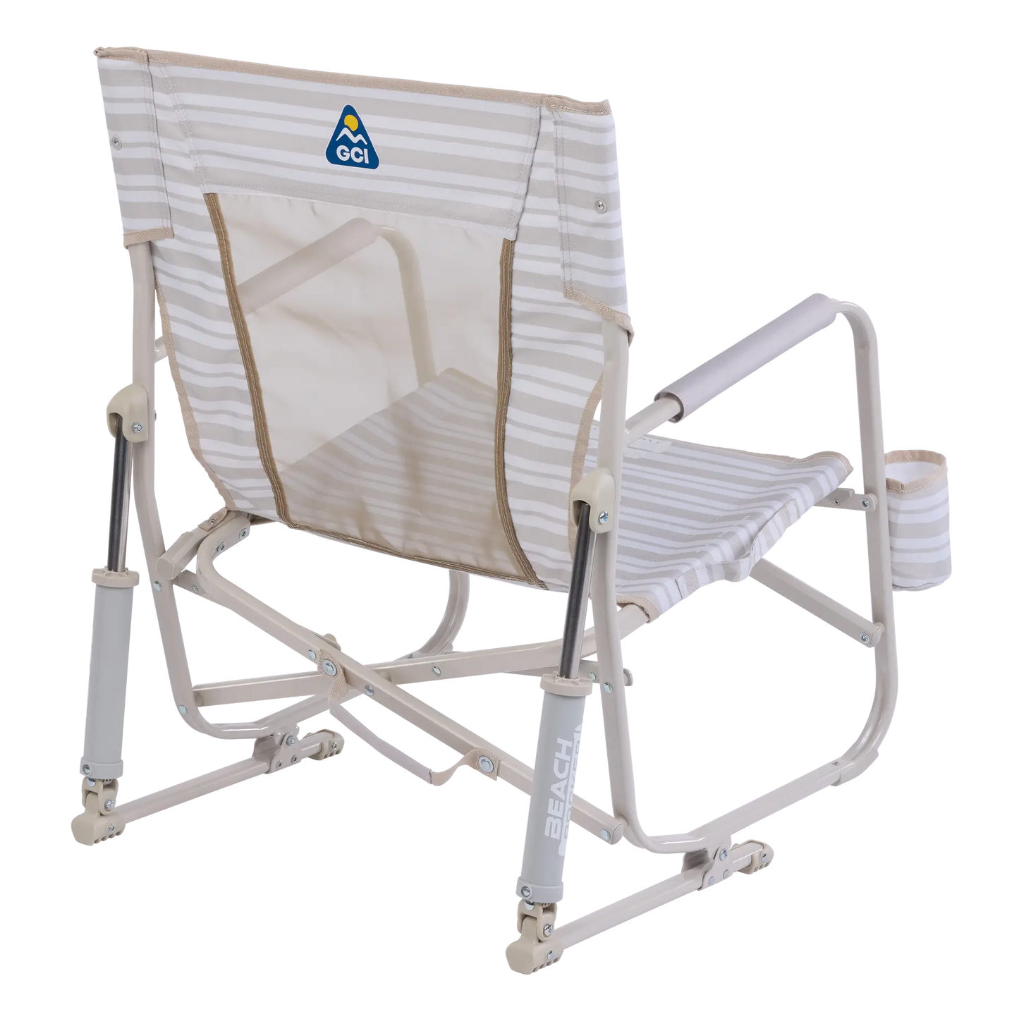 Patented Spring-Action Beach Rocker - Choice 712 - Freestyle Rocker Portable Outdoor Folding Chair Detail