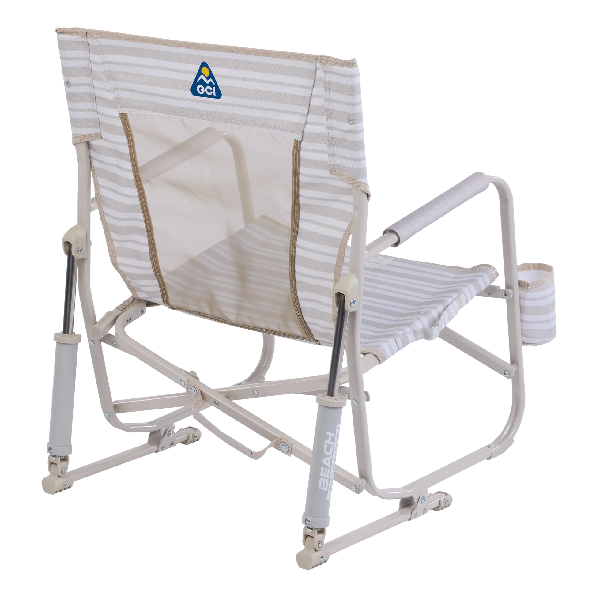 Patented Spring-Action Beach Rocker - Choice 712 - Freestyle Rocker Portable Outdoor Folding Chair Detail