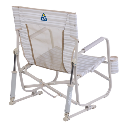 Patented Spring-Action Beach Rocker - Choice 712 - Freestyle Rocker Portable Outdoor Folding Chair Detail