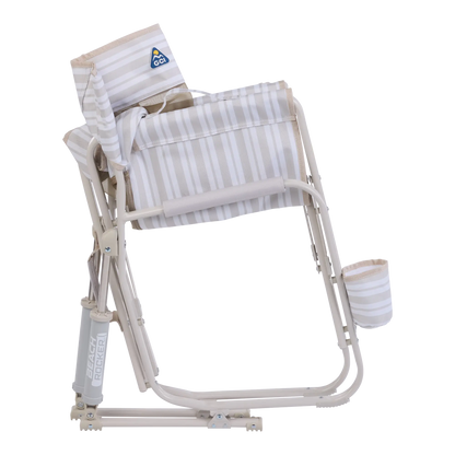 Patented Spring-Action Beach Rocker - Choice 712 - Freestyle Rocker Portable Outdoor Folding Chair Detail
