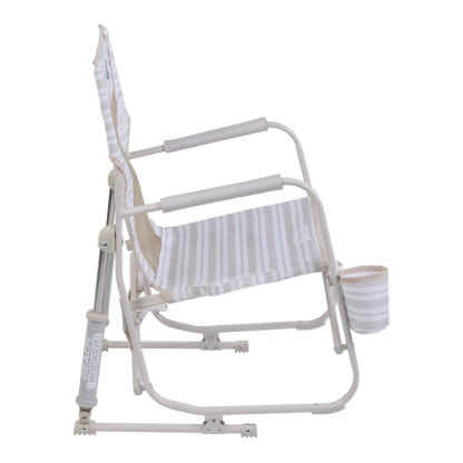 Patented Spring-Action Beach Rocker - Choice 712 - Freestyle Rocker Portable Outdoor Folding Chair Detail