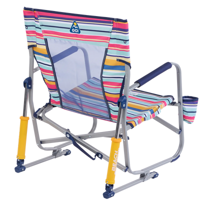 Patented Spring-Action Beach Rocker - Choice 712 - Freestyle Rocker Portable Outdoor Folding Chair Detail