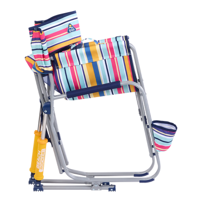 Patented Spring-Action Beach Rocker - Choice 712 - Freestyle Rocker Portable Outdoor Folding Chair Detail