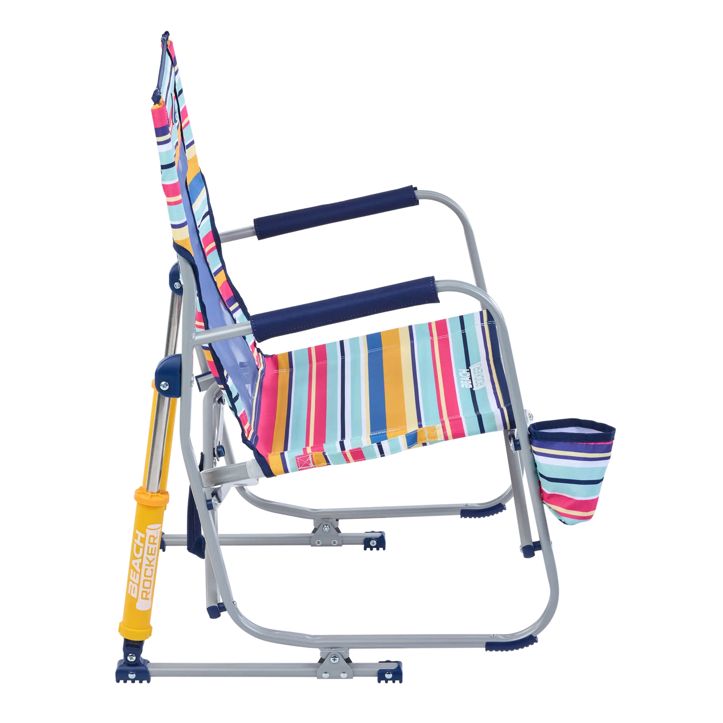 Patented Spring-Action Beach Rocker - Choice 712 - Freestyle Rocker Portable Outdoor Folding Chair Detail