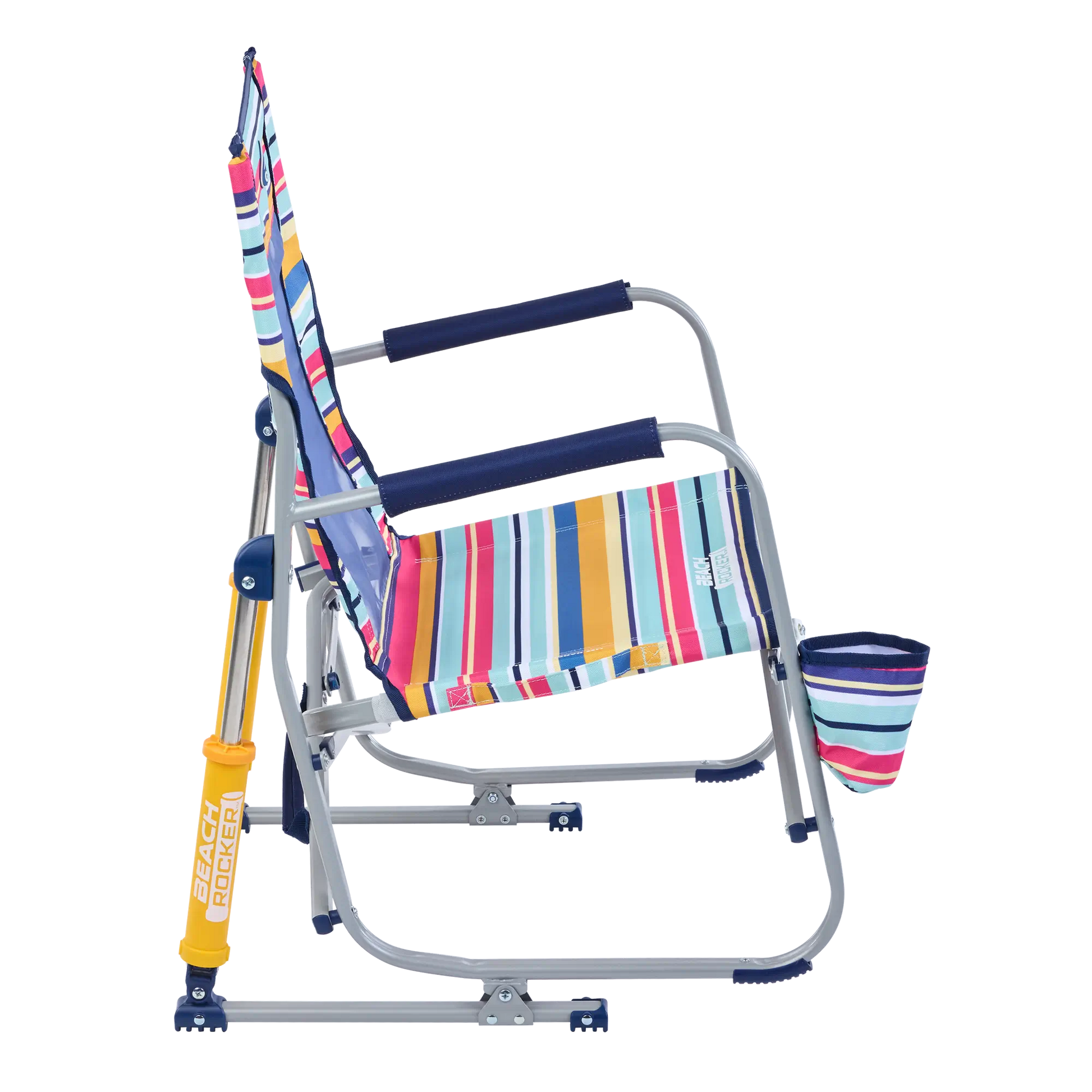 Patented Spring-Action Beach Rocker - Choice 712 - Freestyle Rocker Portable Outdoor Folding Chair Detail