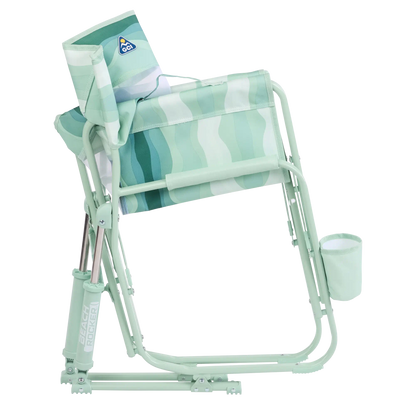 Patented Spring-Action Beach Rocker - Choice 712 - Freestyle Rocker Portable Outdoor Folding Chair Detail