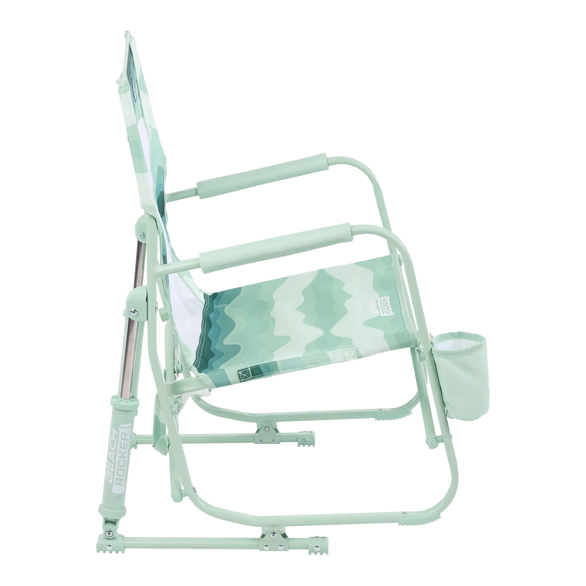 Patented Spring-Action Beach Rocker - Choice 712 - Freestyle Rocker Portable Outdoor Folding Chair Detail