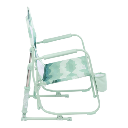 Patented Spring-Action Beach Rocker - Choice 712 - Freestyle Rocker Portable Outdoor Folding Chair Detail